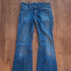 Citizens of Humanity woman's jeans. Size 24. Faye #003. Stretch. Low waist full